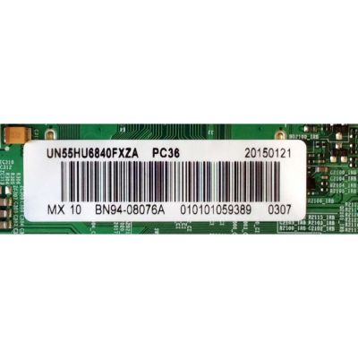 MAIN ORIGINAL PARA TV SAMSUNG / NUMERO DE PARTE BN94-08076A / BN97-09081A / BN41-02206B / BN9408076A / PARTE SUSTITUTA BN94-08075A / PANEL CY-GH055HGEV4H / DISPLAY HV550QUB-B10 /  MODELO UN55HU6840FXZA / UN55HU6840FXZA KS02 - Imagen 2